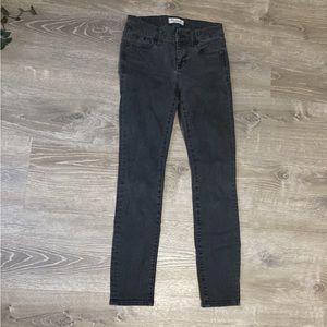 *LIKE NEW* Madewell Black Skinny Jeans